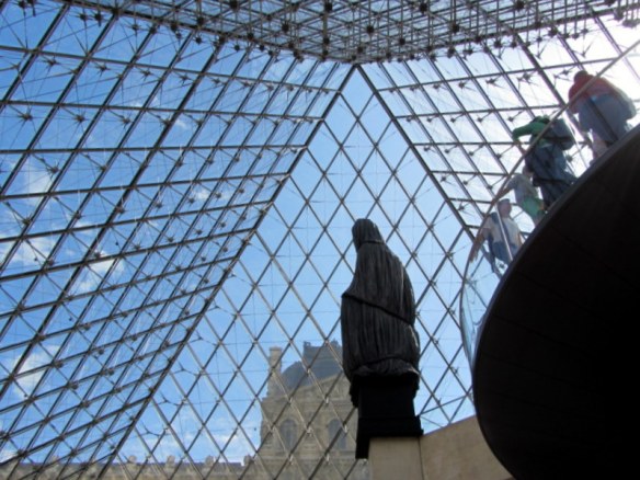 Louvre: From within the pyramid